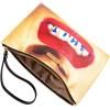 Чантичка TOILETPAPER SHIT 28 x 20 cм, оранжева, Seletti