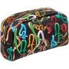 Козметична чанта TOILETPAPER SNAKES 23 x 13 cм, черна, Seletti