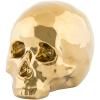 Декорация за дома MEMORABILIA MY SKULL 25 см, златиста, порцелан, Seletti