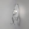 Стенна лампа MONKEY HANGING LEFT HAND 76,5 cм, бяла, Seletti
