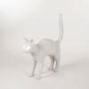 Настолна лампа JOBBY THE CAT 52 cm, LED, бяла, Seletti