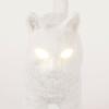 Настолна лампа JOBBY THE CAT 52 cm, LED, бяла, Seletti