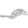 Фигурка WUNDERKAMMER SKELETON HAND 24 см, сребриста, алуминий, Seletti
