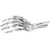 Фигурка WUNDERKAMMER SKELETON HAND 24 см, сребриста, алуминий, Seletti
