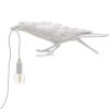 Настолна лампа BIRD PLAYING, 33 см, бяла, Seletti