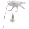 Настолна лампа BIRD PLAYING, 33 см, бяла, Seletti