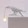 Настолна лампа BIRD PLAYING, 33 см, бяла, Seletti