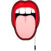 LED декорация за стена JOB-BLOW TONGUE 58 см, Seletti