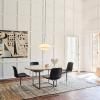 Висяща лампа CLAM 55 см, бяла/месинг, Fritz Hansen