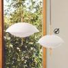 Висяща лампа CLAM 44 см, бяла/месинг, Fritz Hansen