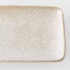 Чиния за сервиране WHITE FADE 29,5 x 12 cm, бежов, керамика, MIJ