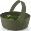 Съд за готвене на пара в микровълнова фурна GREEN TOOL 2 l, зелен, стъкло/пластмаса, Eva Trio