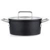 Съдове за готвене ADAMANT 20 cm, 2,7 l, с капак за тенджера от неръждаема стомана, незалепващ повърхност, Fissler