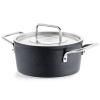Съдове за готвене ADAMANT 20 cm, 2,7 l, с капак за тенджера от неръждаема стомана, незалепващ повърхност, Fissler