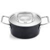 Съдове за готвене ADAMANT 18 cm, 2 l, с капак за тенджера от неръждаема стомана, незалепващ повърхност, Fissler