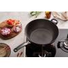 Уок ADAMANT 32 cм, черен, алуминий, Fissler