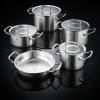 Тенджера ORIGINAL PROFI 16 см, сребриста, неръждаема стомана, Fissler