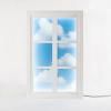 Декоративна стенна лампа WINDOW #3 90 x 57 cм, бяла, дърво/акрил, Seletti