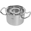 Комплект кухненски съдове ORIGINAL PROFI, 6 бр., сребрист, неръждаема стомана, Fissler