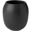 Чаша за четка за зъби FJORD 10 cм, черна, керамика, Stelton