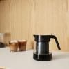 Кана за сервиране NOHR 1,2 л, черна, стъкло, Stelton
