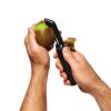 Белачка за зеленчуци GOOD GRIPS 18 см, назъбена, черна, пластмаса, OXO