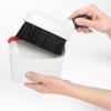 Комплект лопатка и четка за почистване GOOD GRIPS 19 см, бял, пластмаса, OXO