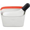 Комплект лопатка и четка за почистване GOOD GRIPS 19 см, бял, пластмаса, OXO