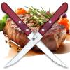 Нож за пържоли EASY, 10 см, червен, Dellinger