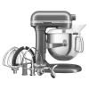 Настолен миксер ARTISAN 5KSM70SHX, 6,6 л, сребристосив, KitchenAid