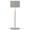 Преносима настолна лампа FAROL MINI, 19,5 см, LED, бял, сателитно сив, Blomus
