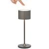 Преносима настолна лампа FAROL MINI, 19,5 см, LED, обгорен метал, алуминий, Blomus