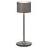 Преносима настолна лампа FAROL MINI, 19,5 см, LED, обгорен метал, алуминий, Blomus