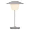 Преносима настолна лампа ANI MINI, 21 см, LED, сателитно сив, алуминий, Blomus