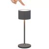 Преносима настолна лампа FAROL MINI, 19,5 см, LED, топло сив, алуминий, Blomus