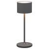 Преносима настолна лампа FAROL MINI, 19,5 см, LED, топло сив, алуминий, Blomus