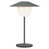 Преносима настолна лампа ANI MINI, 21 см, LED, топло сив, алуминий, Blomus
