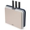 Дъска за рязане NEST 6 PLUS 60194, комплект от 3 бр. + кухненски ножове, пластмаса, Joseph Joseph