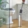 Четка за тоалетна FLEX 360 LUXE 70583, 44 см, сребро, неръждаема стомана, Joseph Joseph