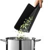 Дъска за рязане CHOP2POT 60202, 38 x 21 см, черен, пластмаса, Joseph Joseph