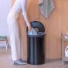 Кош за пране, 60 л, матовочерен, стомана, Brabantia