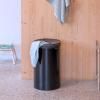 Кош за пране, 60 л, матовочерен, стомана, Brabantia