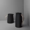 Вакуумна кана EMMA, 1,2 л, за кафе, меко черен, неръждаема стомана, Stelton