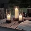 Свещник за вечеря HURRICANE, 24 см, черен, каменинови изделия, Stelton