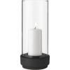 Свещник за вечеря HURRICANE, 24 см, черен, каменинови изделия, Stelton