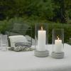 Свещник за вечеря HURRICANE 24 см, пясък, керамика, Stelton