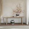 Ваза STOCKHOLM LIGNUM, 21 см, бял, алуминий, Stelton