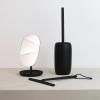 Чистачка за баня FJORD 24 см, черен, желязо / силикон, Stelton