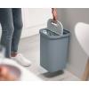 Кошче за отпадъци GORECYCLE 30109, 14 л, за разделни отпадъци, сив, Joseph Joseph