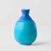 Бутилка за саке TURQUOISE, син, керамика, MIJ